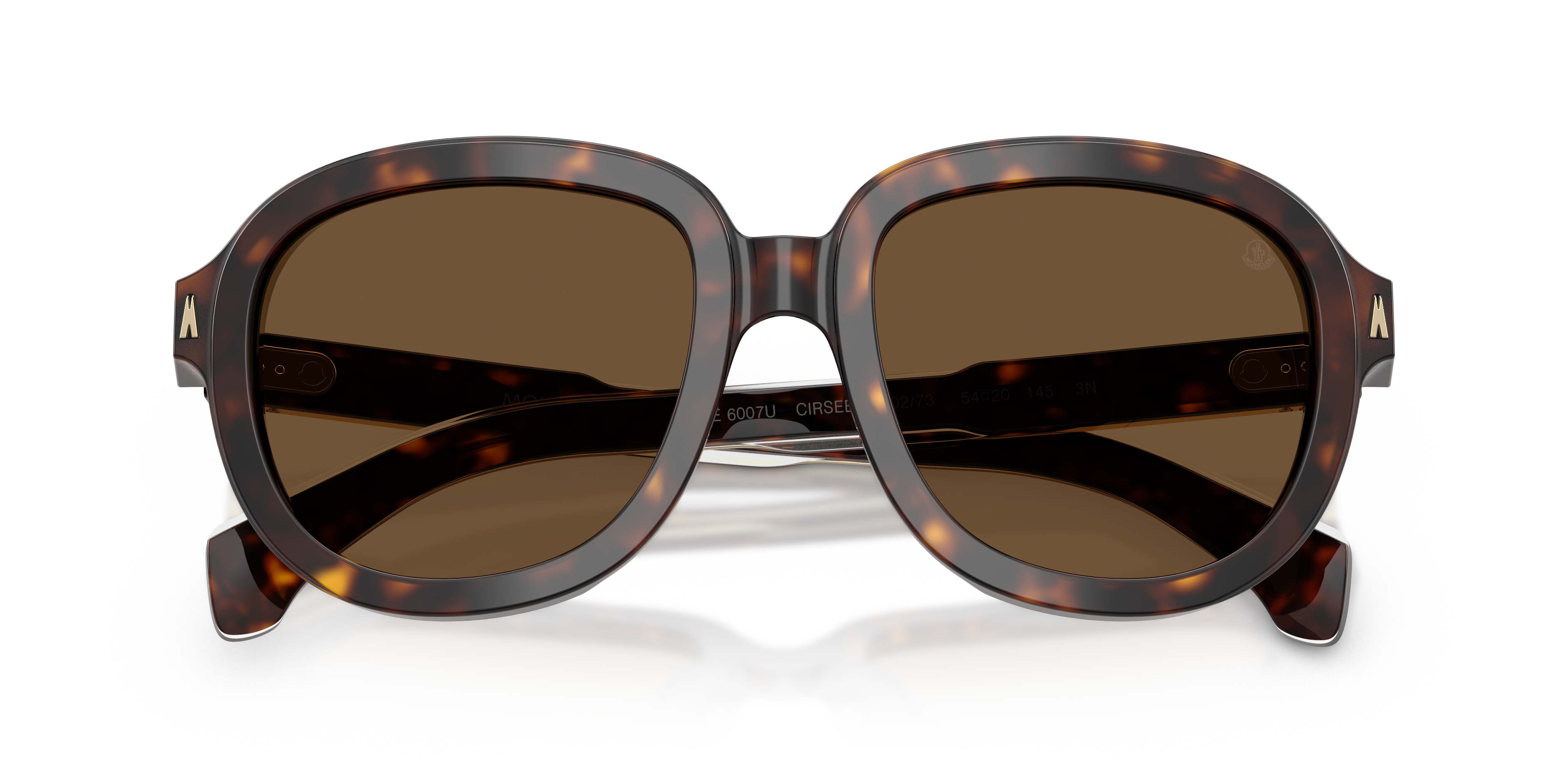 Moncler Unisex Moncler ME6007U CIRSEE 300273 Sunglasses Acetate Turtle Brown Pilot Norma