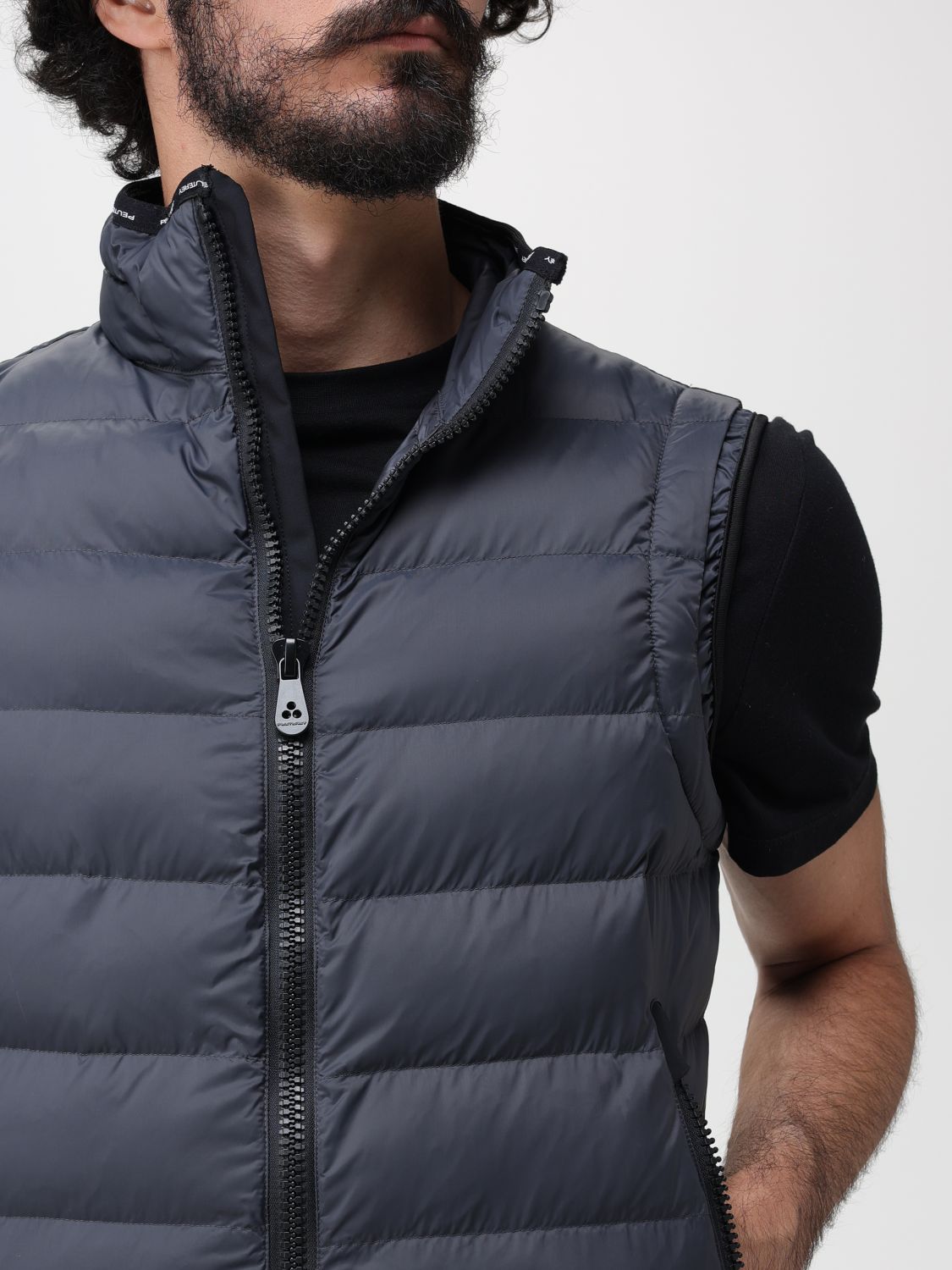 Suit Vest Men color Grey