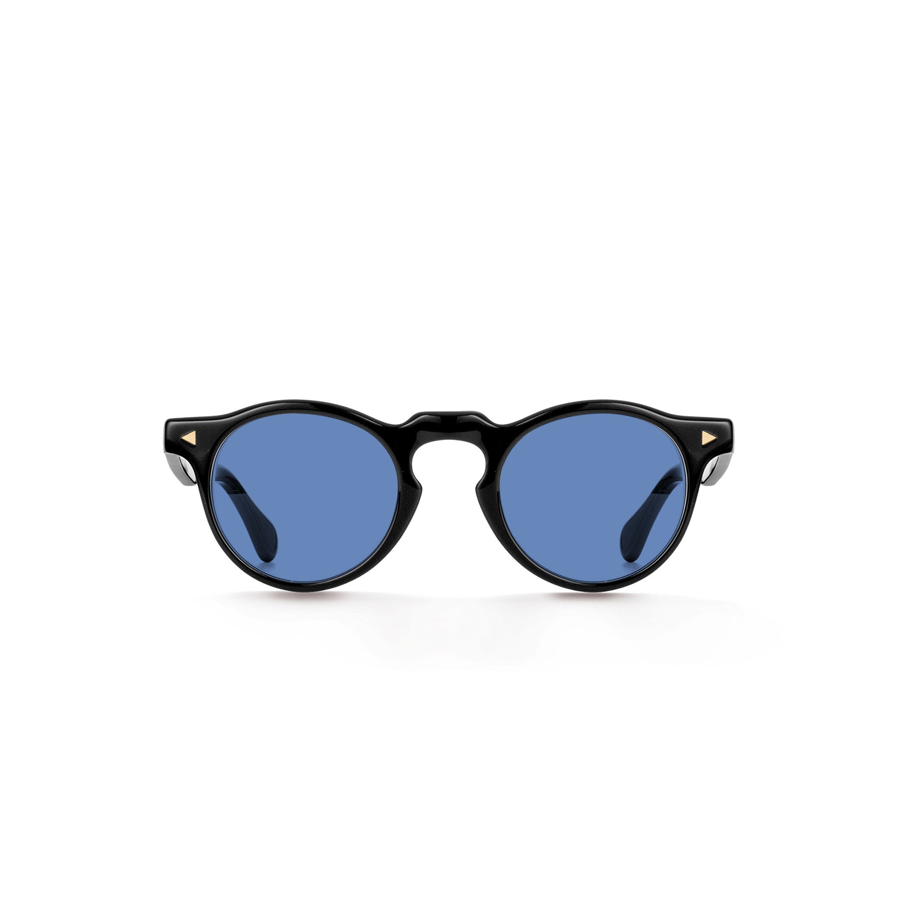 XLAB Unisex XLAB Hokkaido Occhiali da sole Acetato Nero Azzurro Pantos Polarizzata