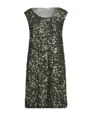 Caliban Woman Mini dress Green Size 8 Polyester, Elastane