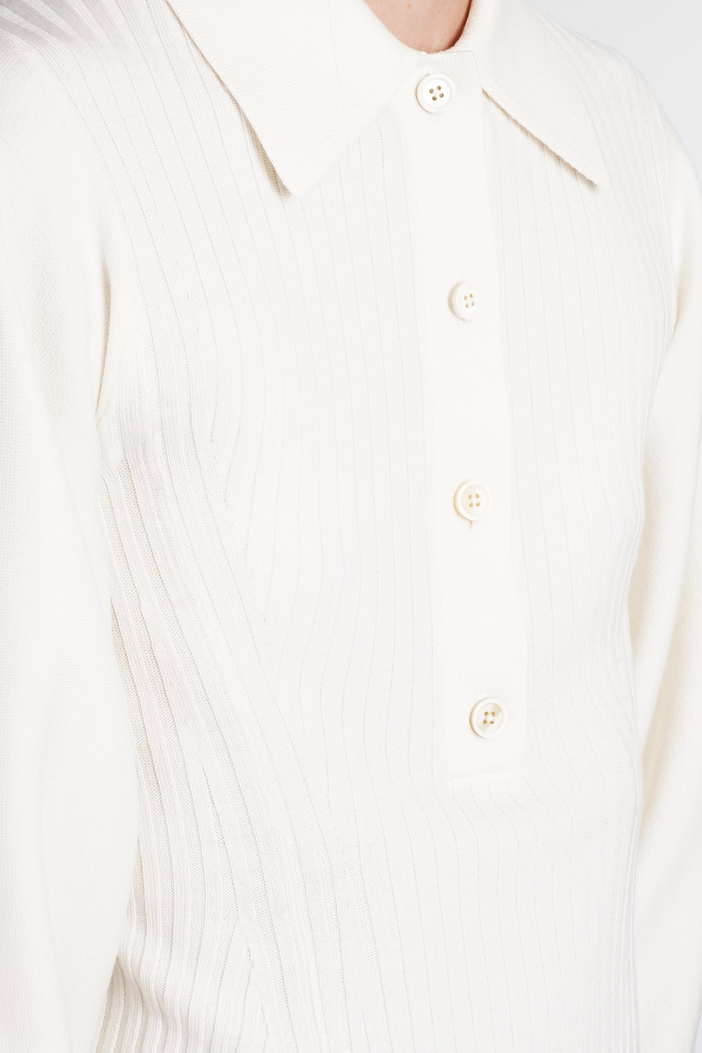 Knitwear In Beige Wool