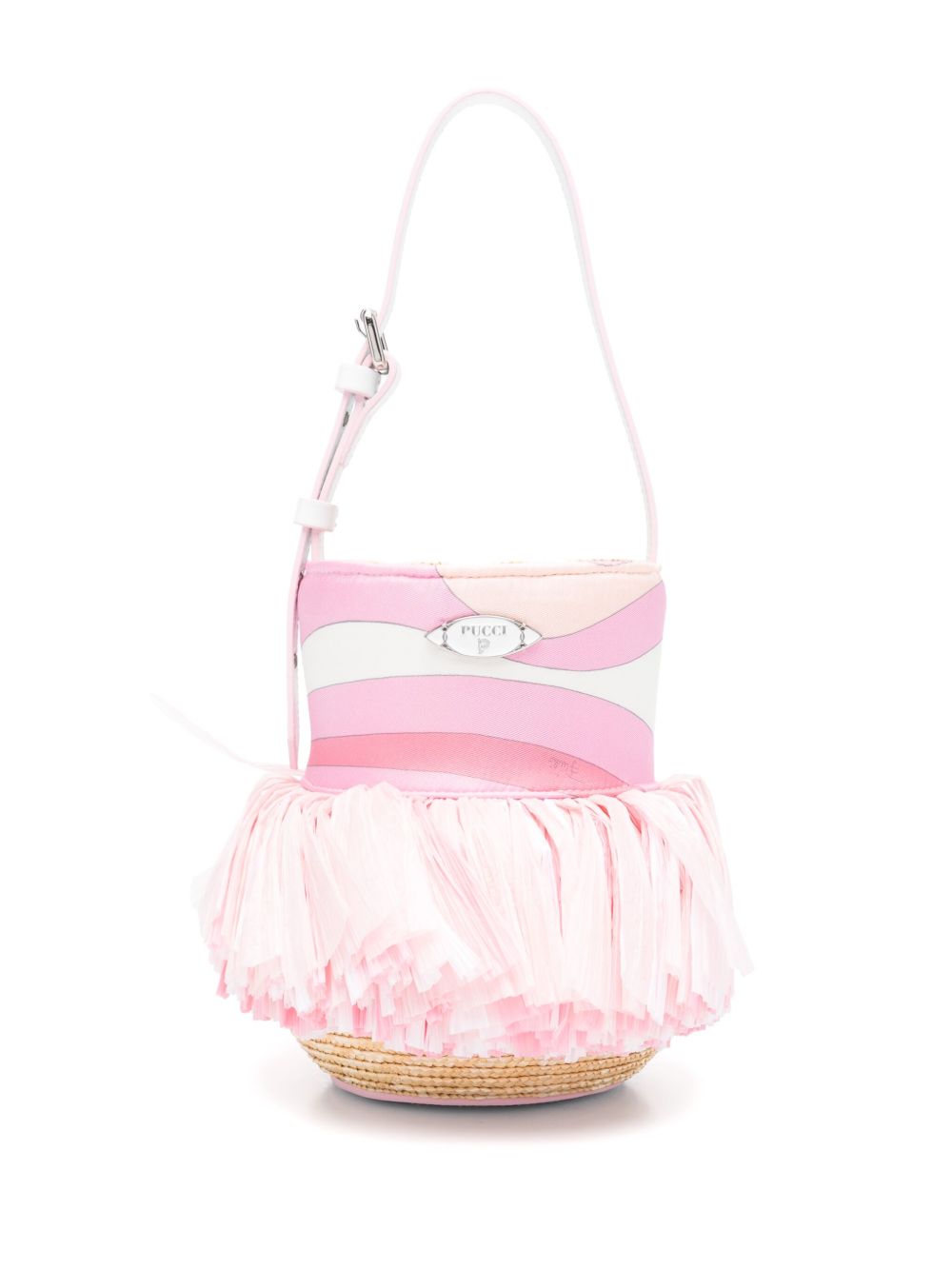 PUCCI silk bucket bag - Pink