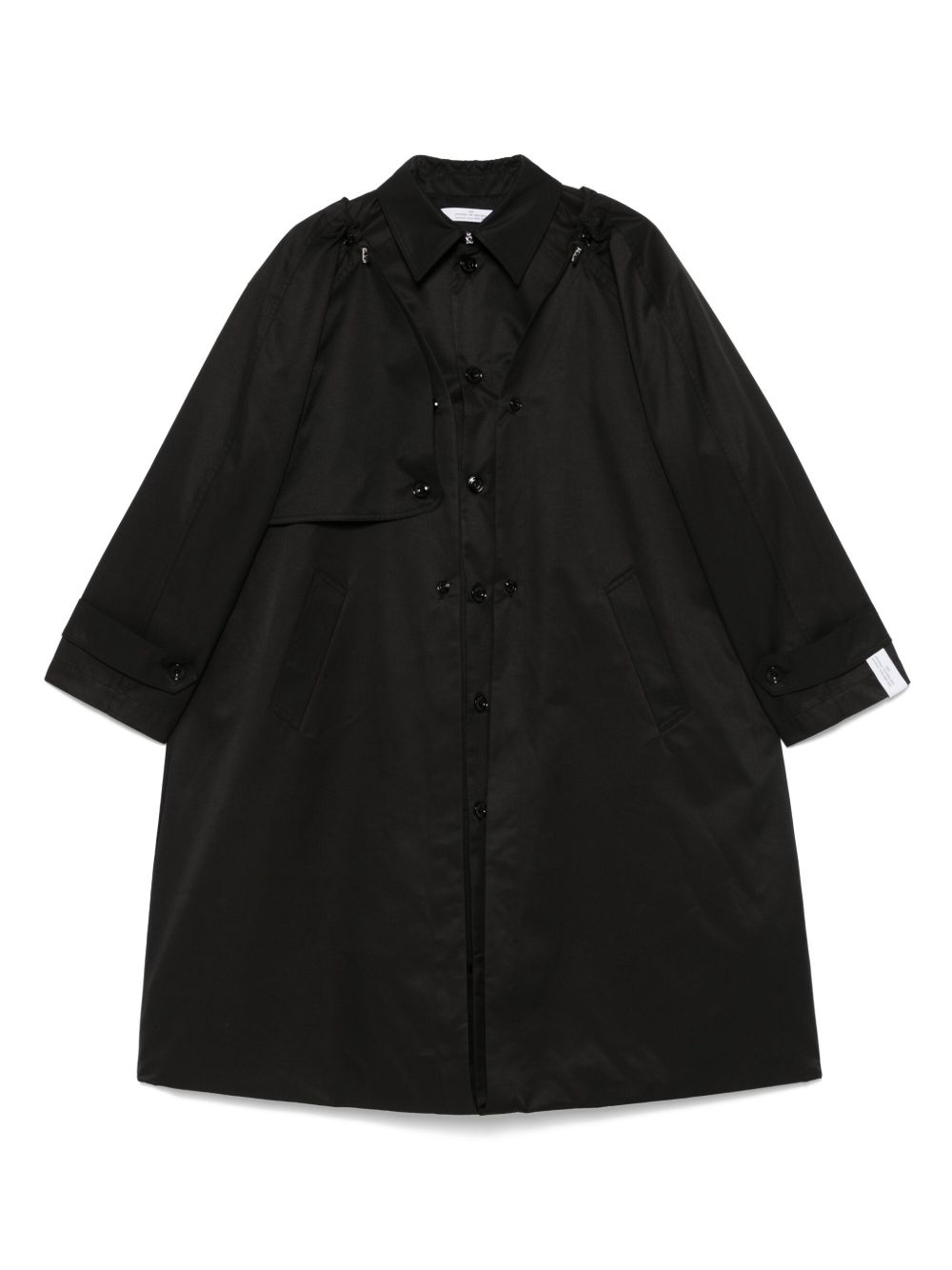 Rokh button-up coat - Black