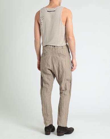 Man Tank top Beige Size S Linen, Viscose
