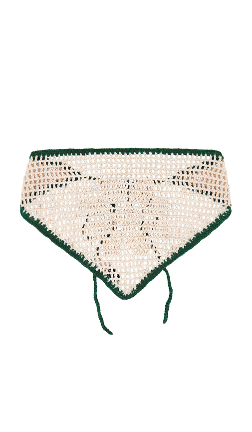 SAYLOR x REVOLVE Cody Headband in Green & Creme. a