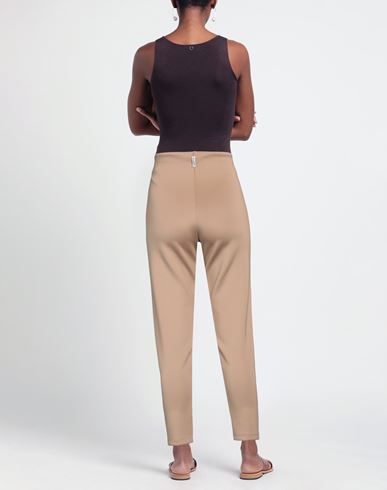 Deha Woman Pants Beige Size S Polyester, Elastane