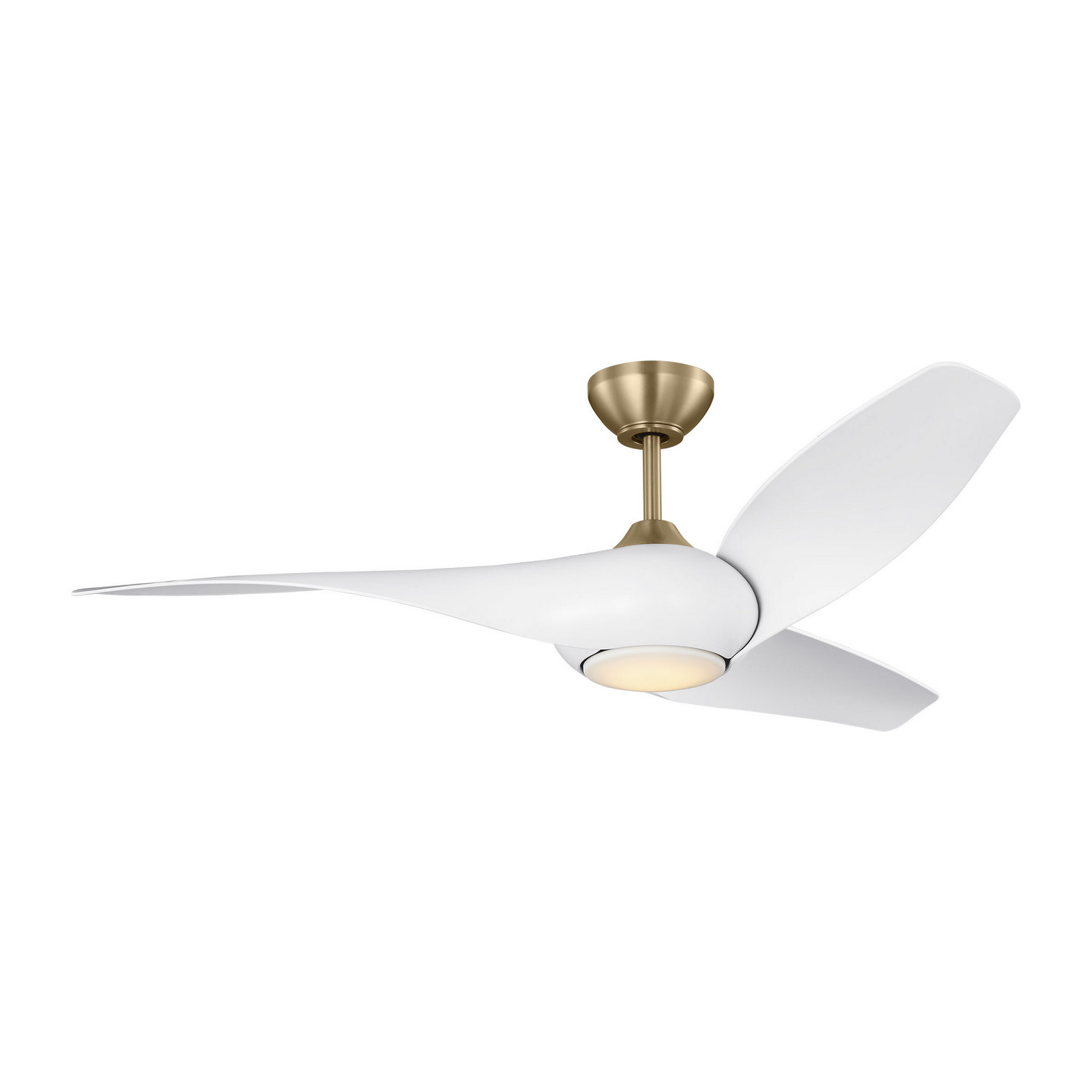 Burnished Brass 52" Ceiling Fan from the Topan Smart 52 LED Collection