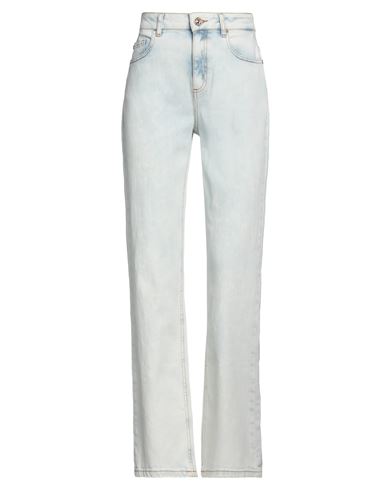 Woman Jeans Blue Size 30 Cotton, Elastane