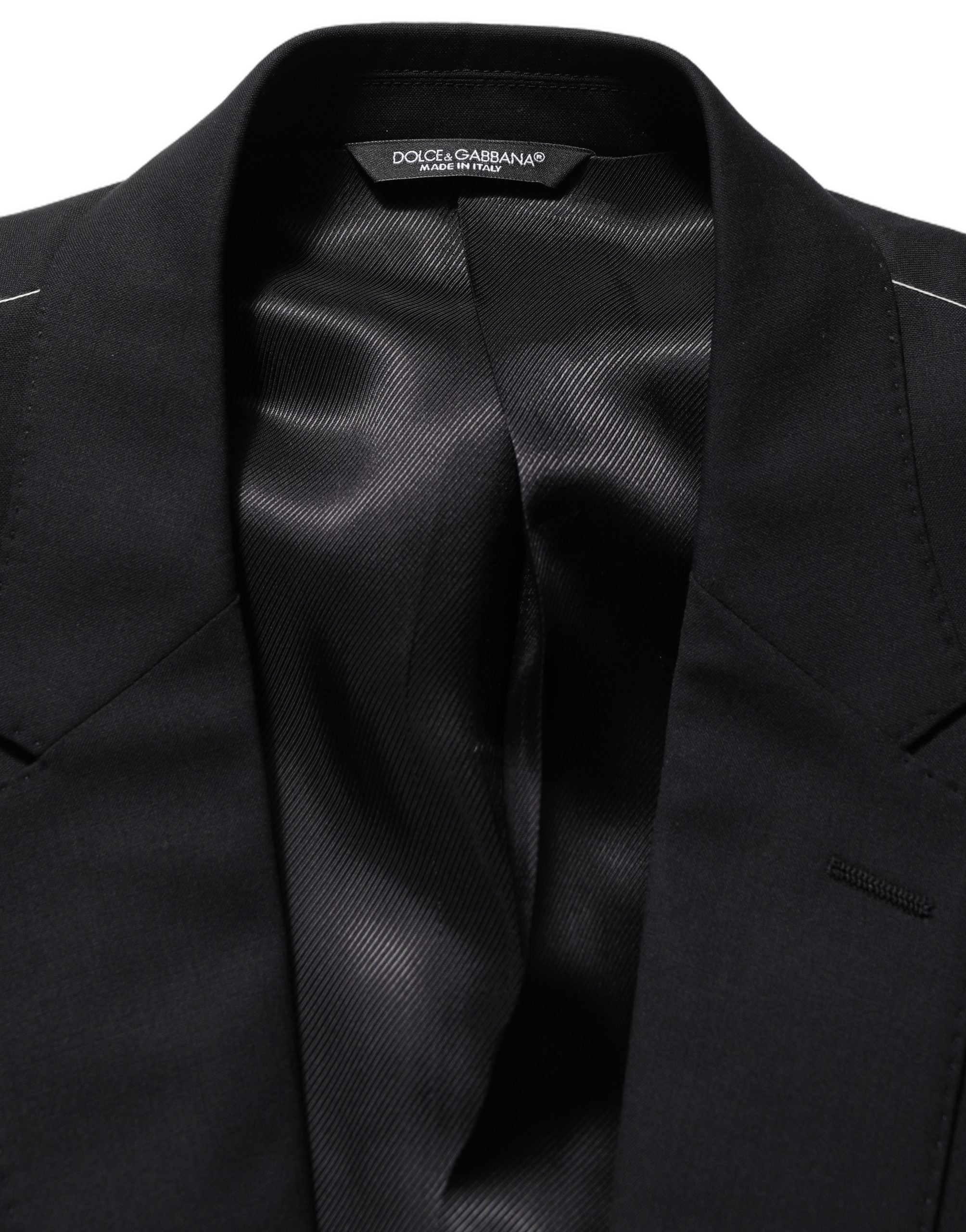 Virgin Wool Blazer — Black