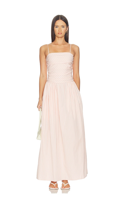 FAITHFULL Portlligat Maxi Dress in Pink. - S also in