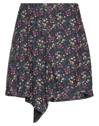 Woman Mini skirt Black Size 10 Polyester