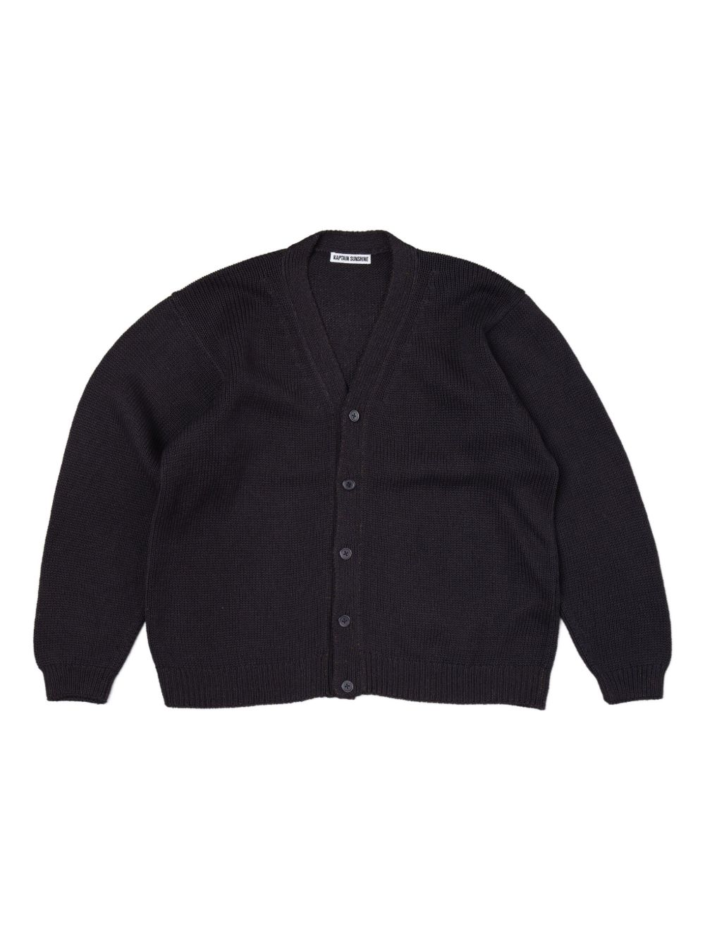 Cotton-blend cardigan - Black