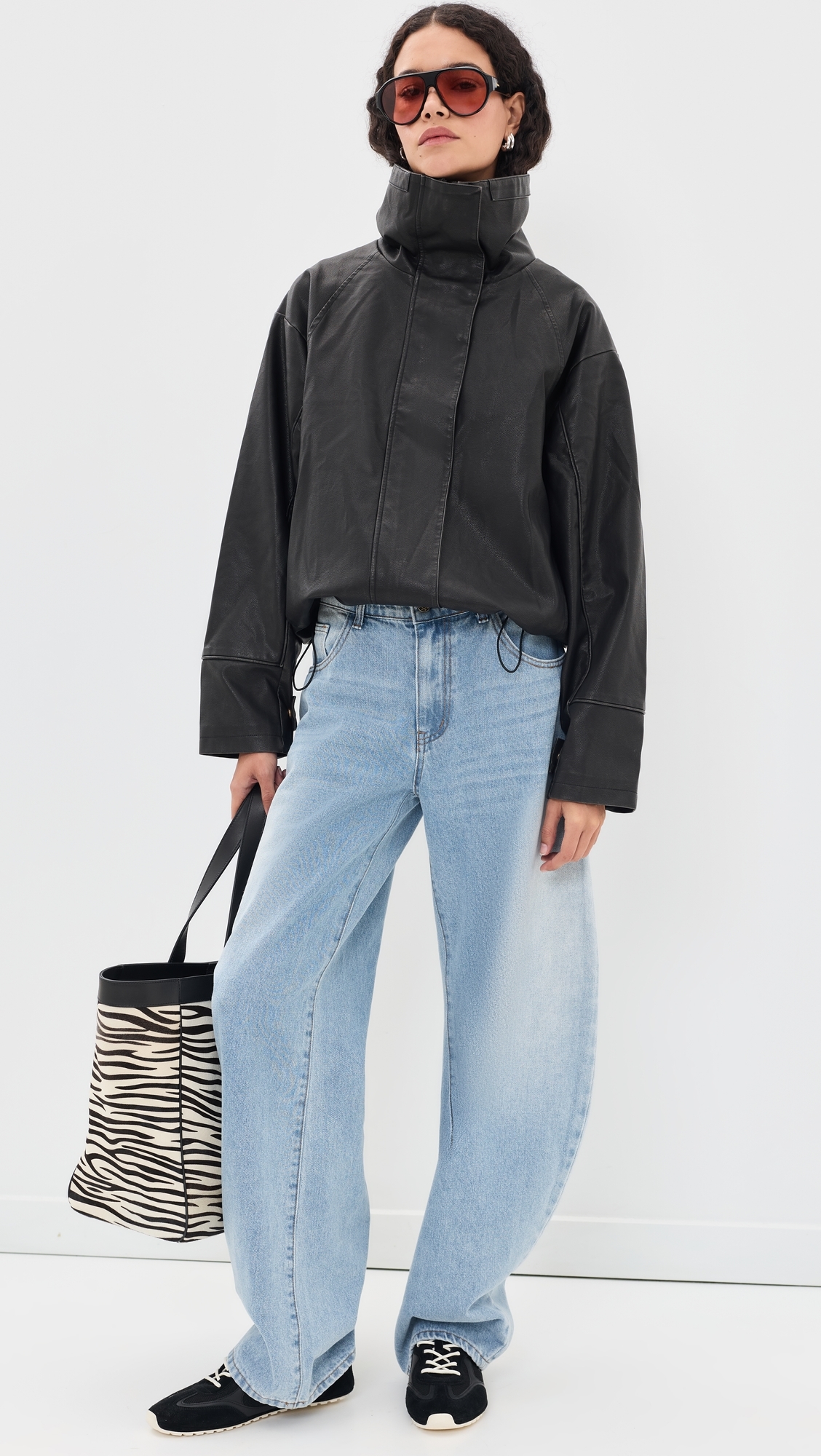 Shoreline Funnel Jacket Noir