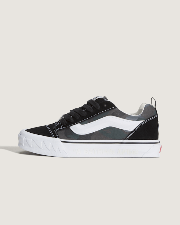 Vans - Vans x BAPE Knu Skool, Man, Black