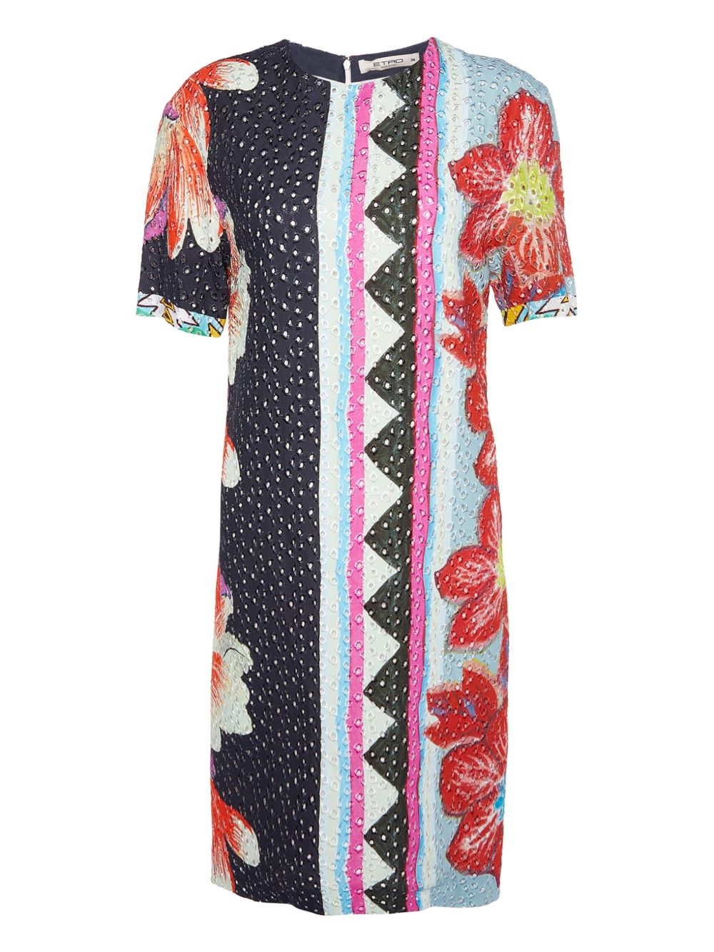 Floral-print dress - Blue