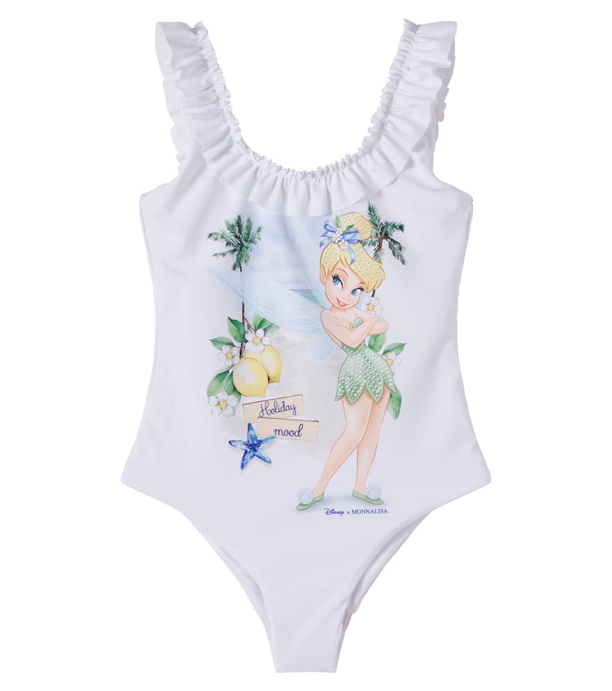 X Disney printed ruffled swimsuit