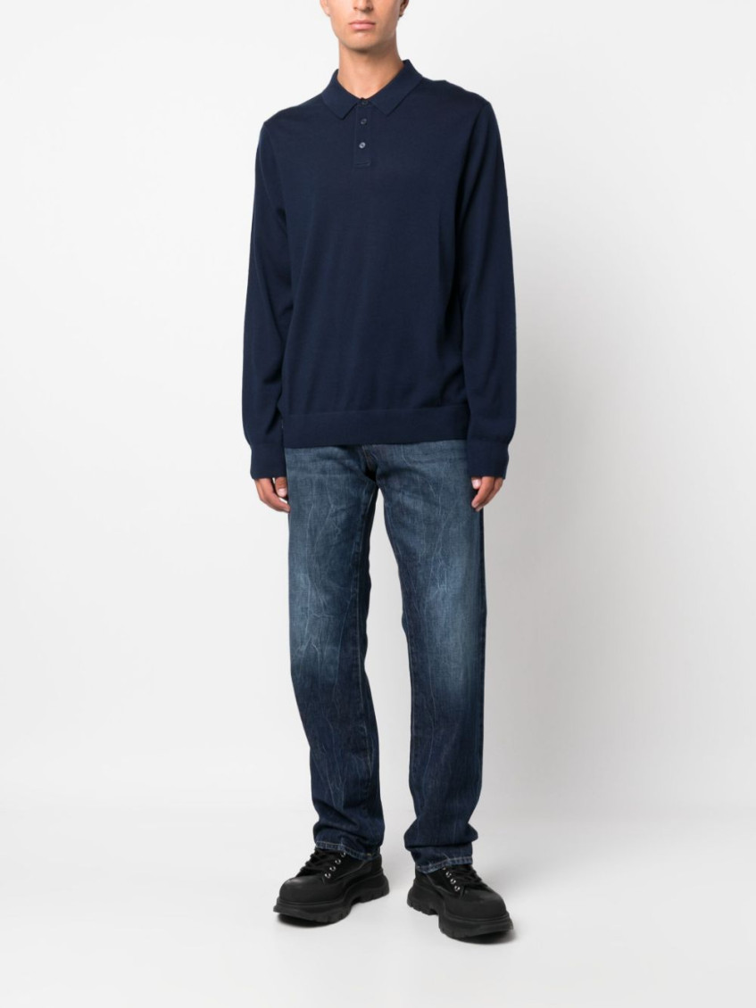 - Straight Leg Denim Jeans