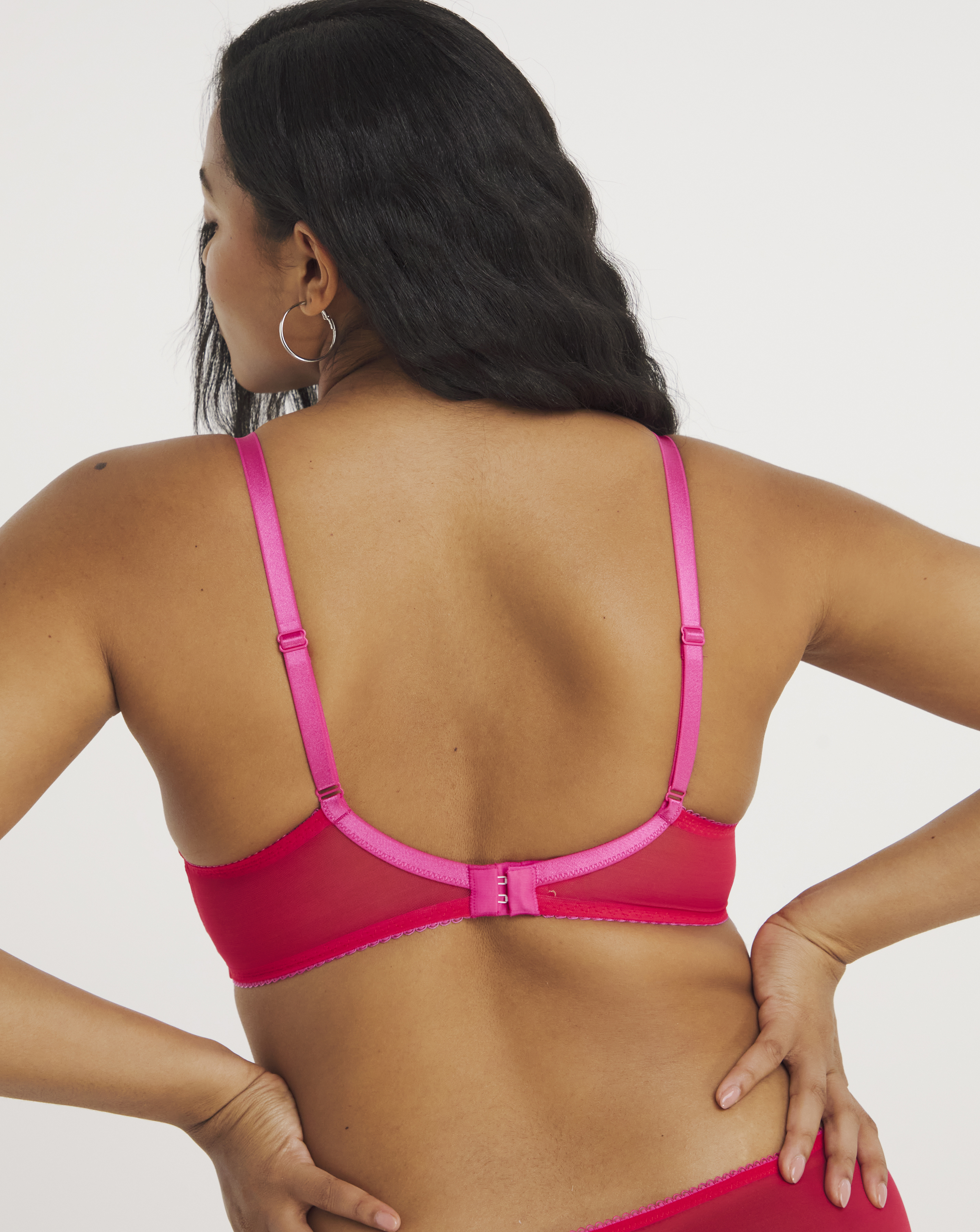Gossard Superboost Plunge Bra Rose Red