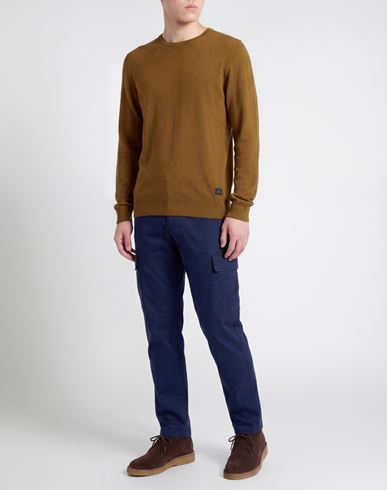Man Sweater Camel Size 3XL Polyamide, Viscose
