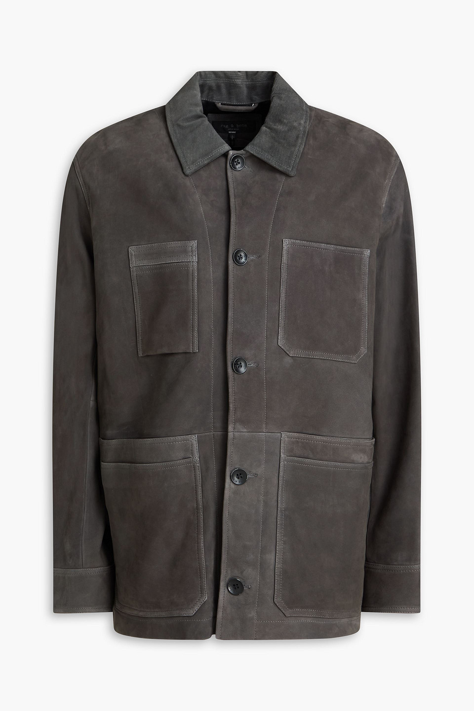 Graham suede field jacket - Gray - XL