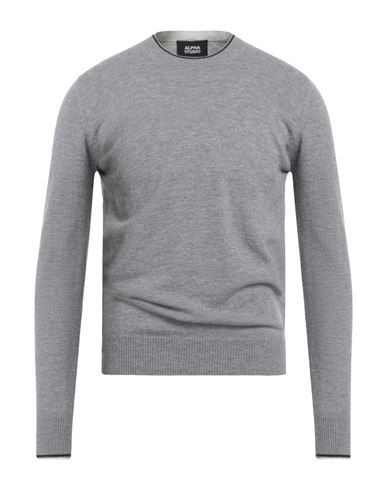 Man Sweater Grey Size 36 Wool