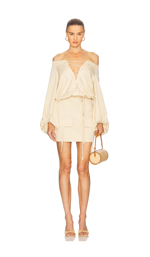 Alexis MINIKLEID DILLON in Tan. Größe M. Also in