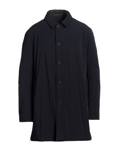 Man Coat Midnight blue Size L Nylon, Elastane