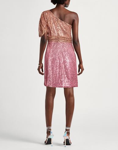 Woman Mini dress Rose gold Size M Polyester, Elastane
