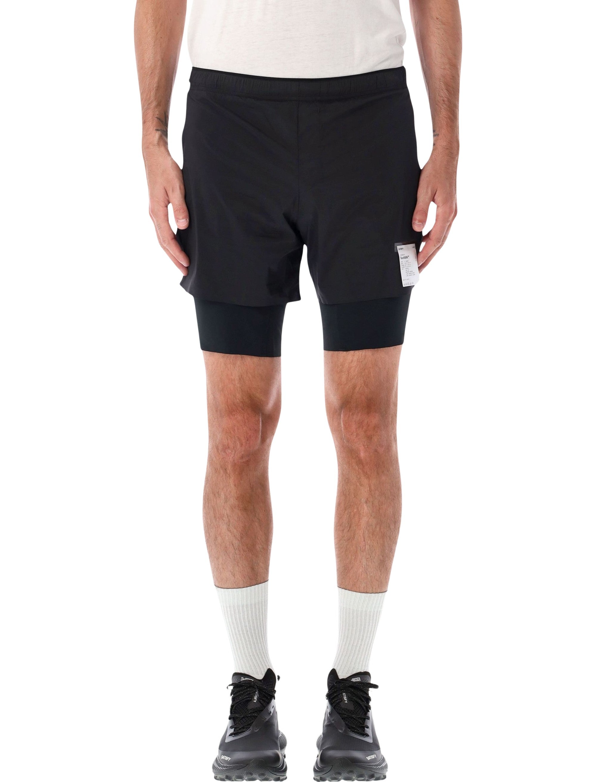 Men's Performance Running Shorts with Built-In Compression Liner
