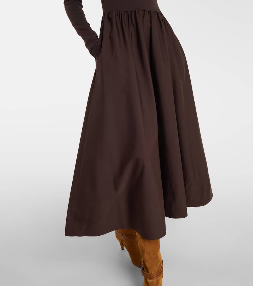 Cotton midi dress