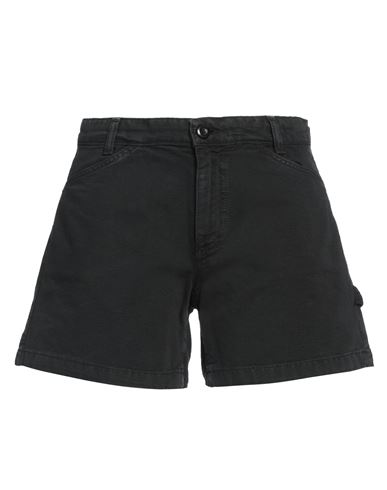 Woman Shorts & Bermuda Shorts Black Size XS Cotton