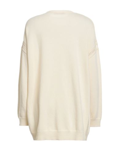 Woman Sweater Ivory Size S Virgin Wool, Cashmere