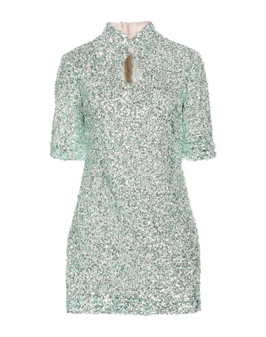Woman Mini dress Light green Size 6 Polyester