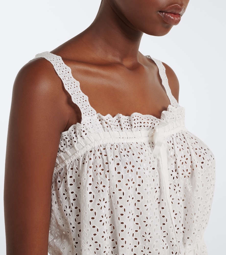 Isola broderie anglaise cotton top