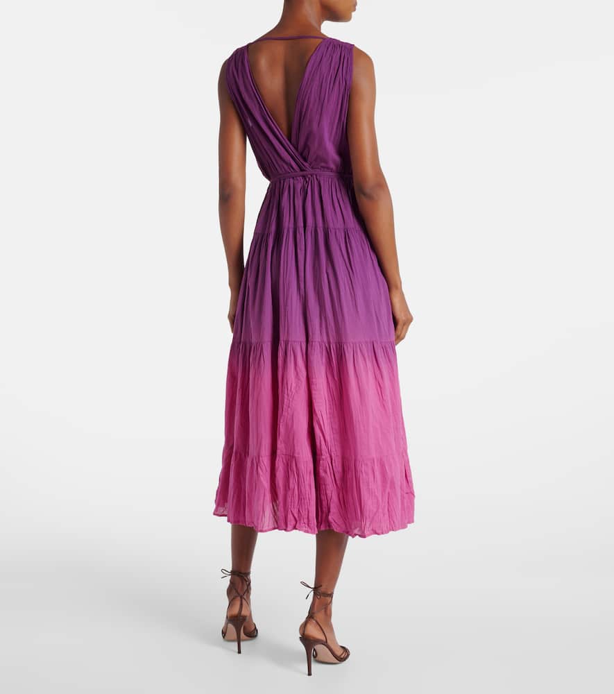 Marilyn cotton voile midi dress