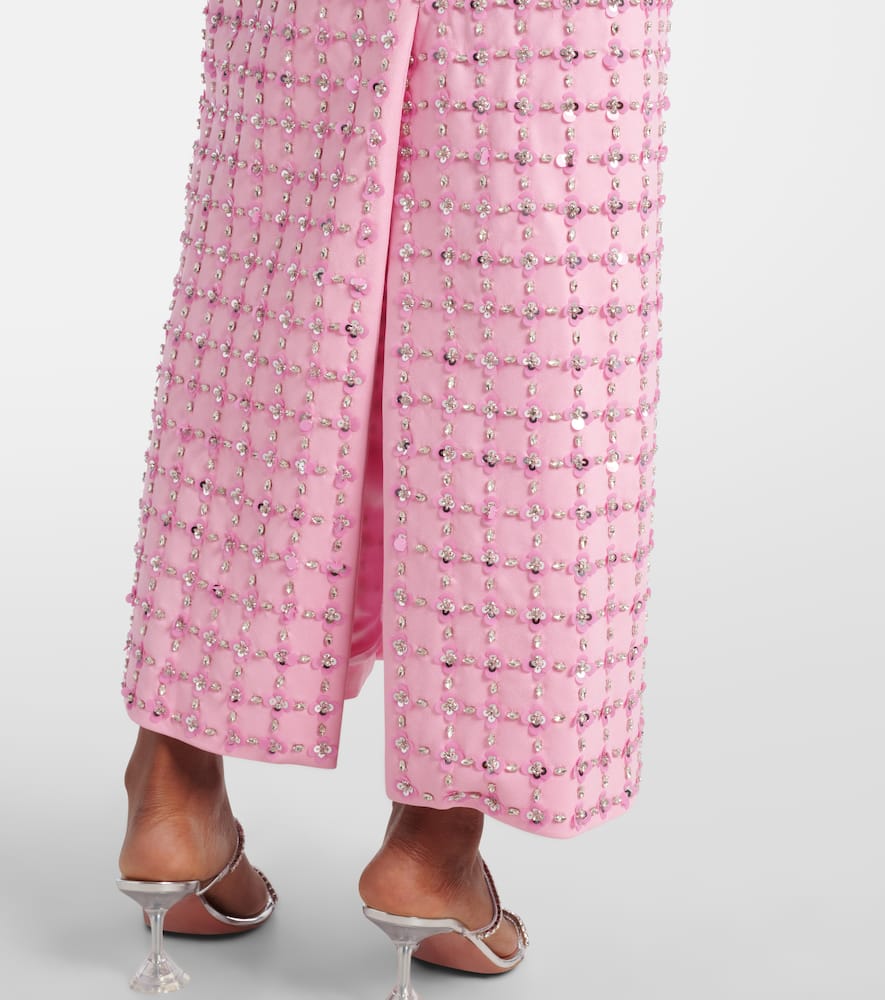 Embellished maxi dress