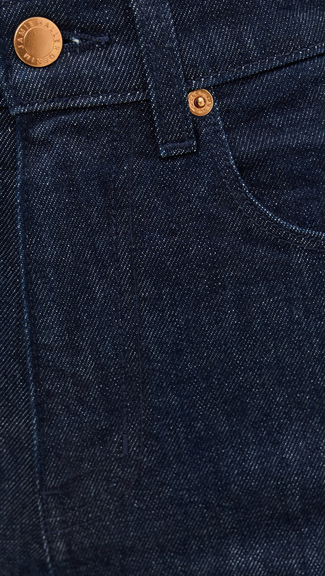 The Blind Crease Crop Jeans Dark Raw