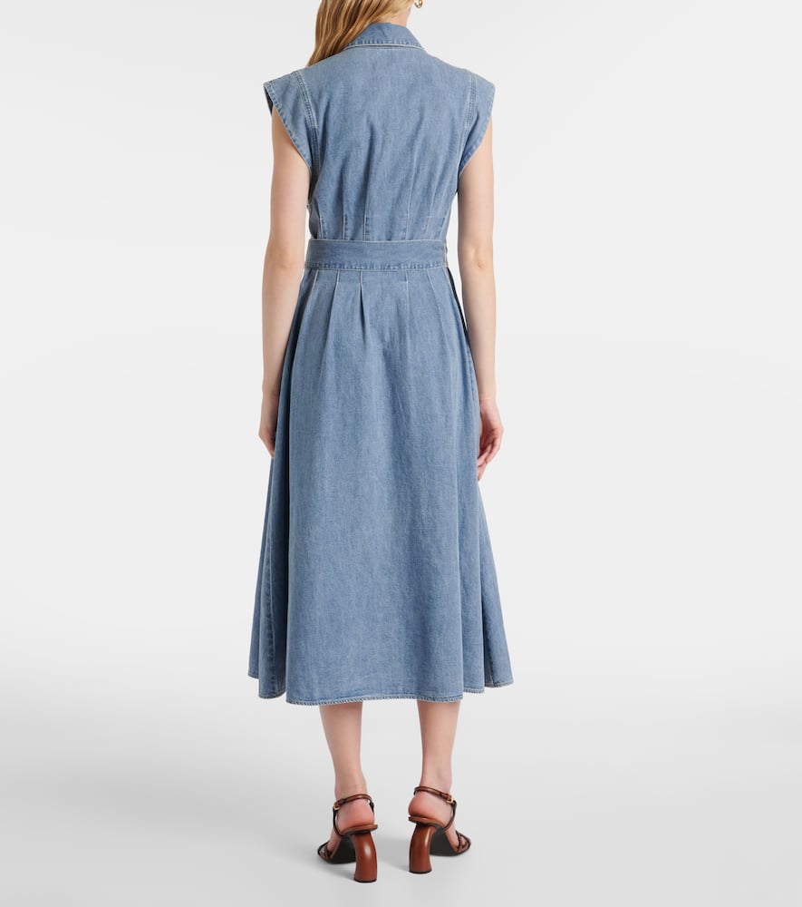 Veronica Beard Fuller denim midi dress