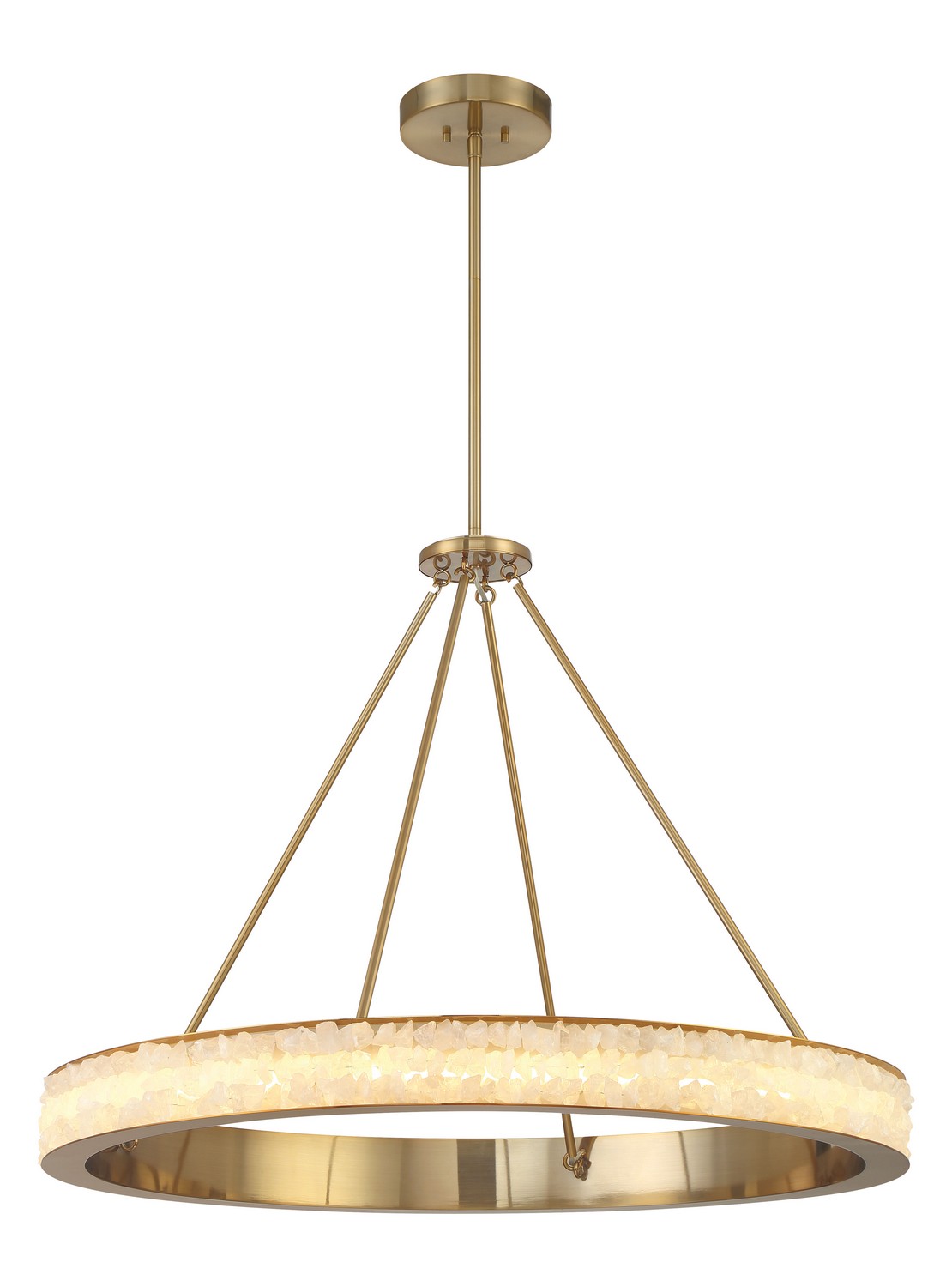 Celeste Brass LED Chandelier from the Divinely Collection