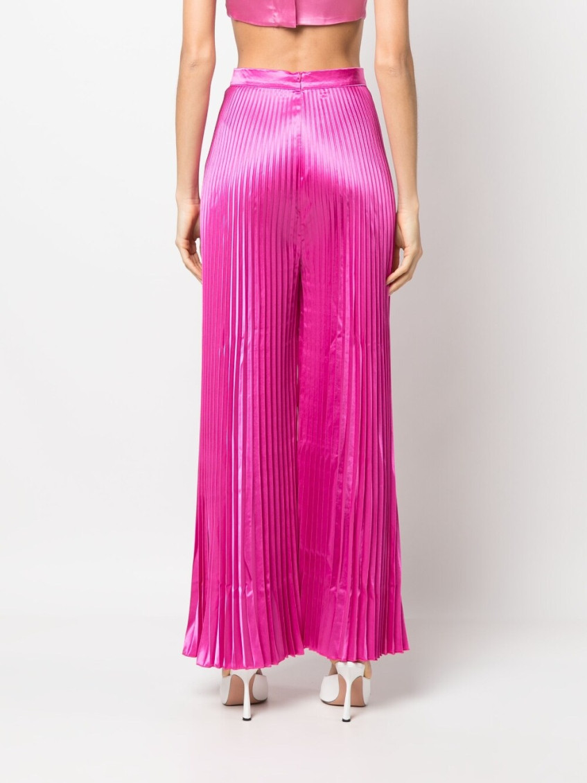 High waisted wide leg pants