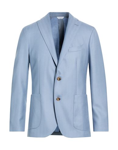 Man Blazer Light blue Size 40 Virgin Wool