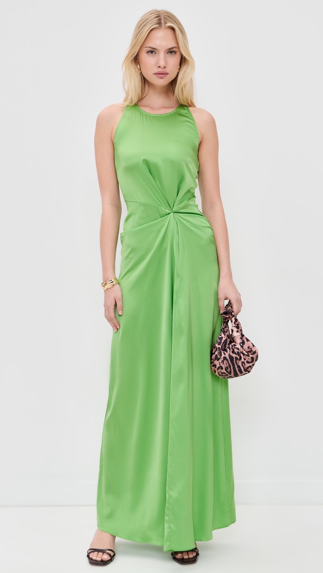 Jaelyn Silk Dress Sprout
