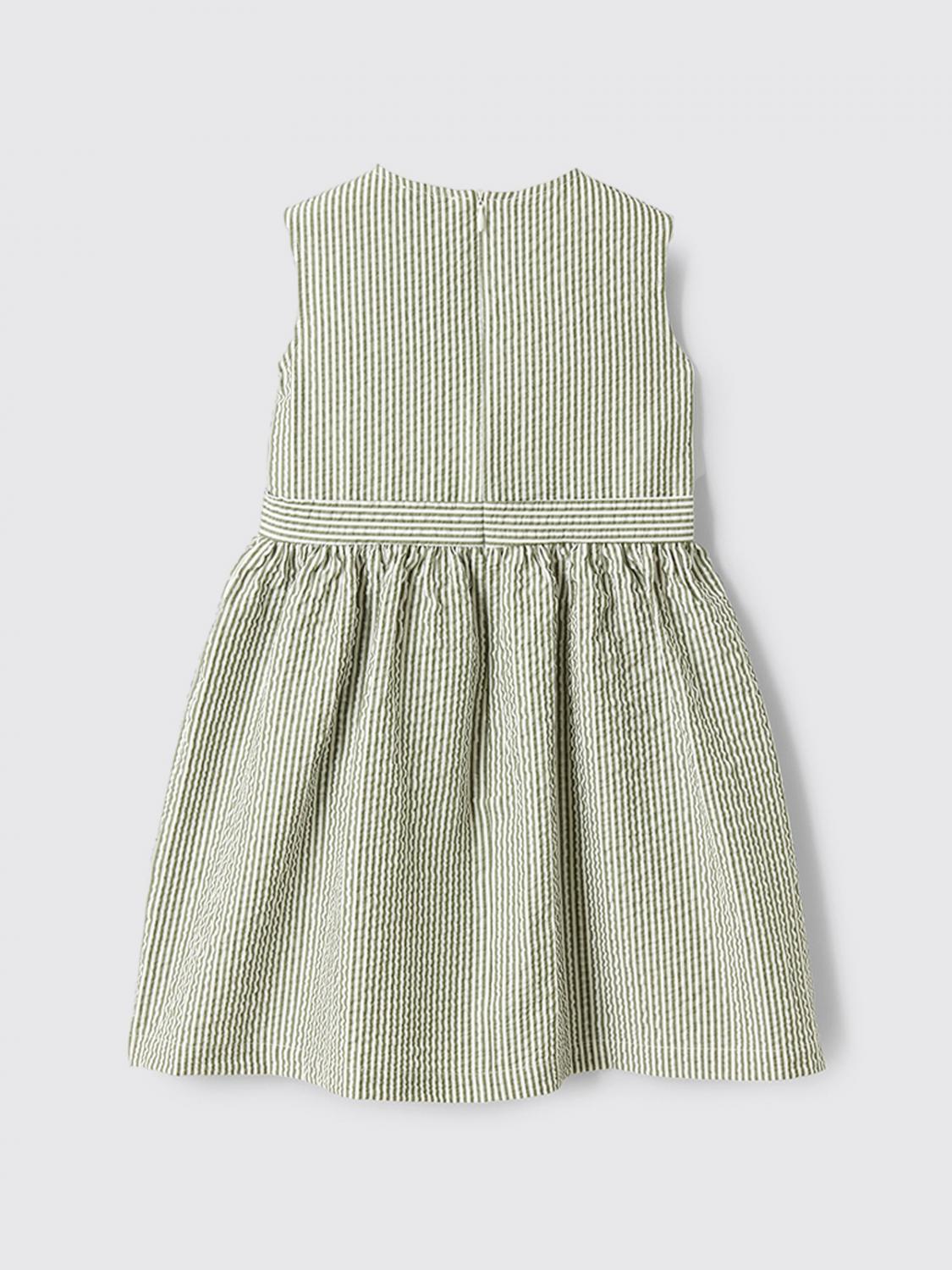Dress IL GUFO Kids color Grass Green
