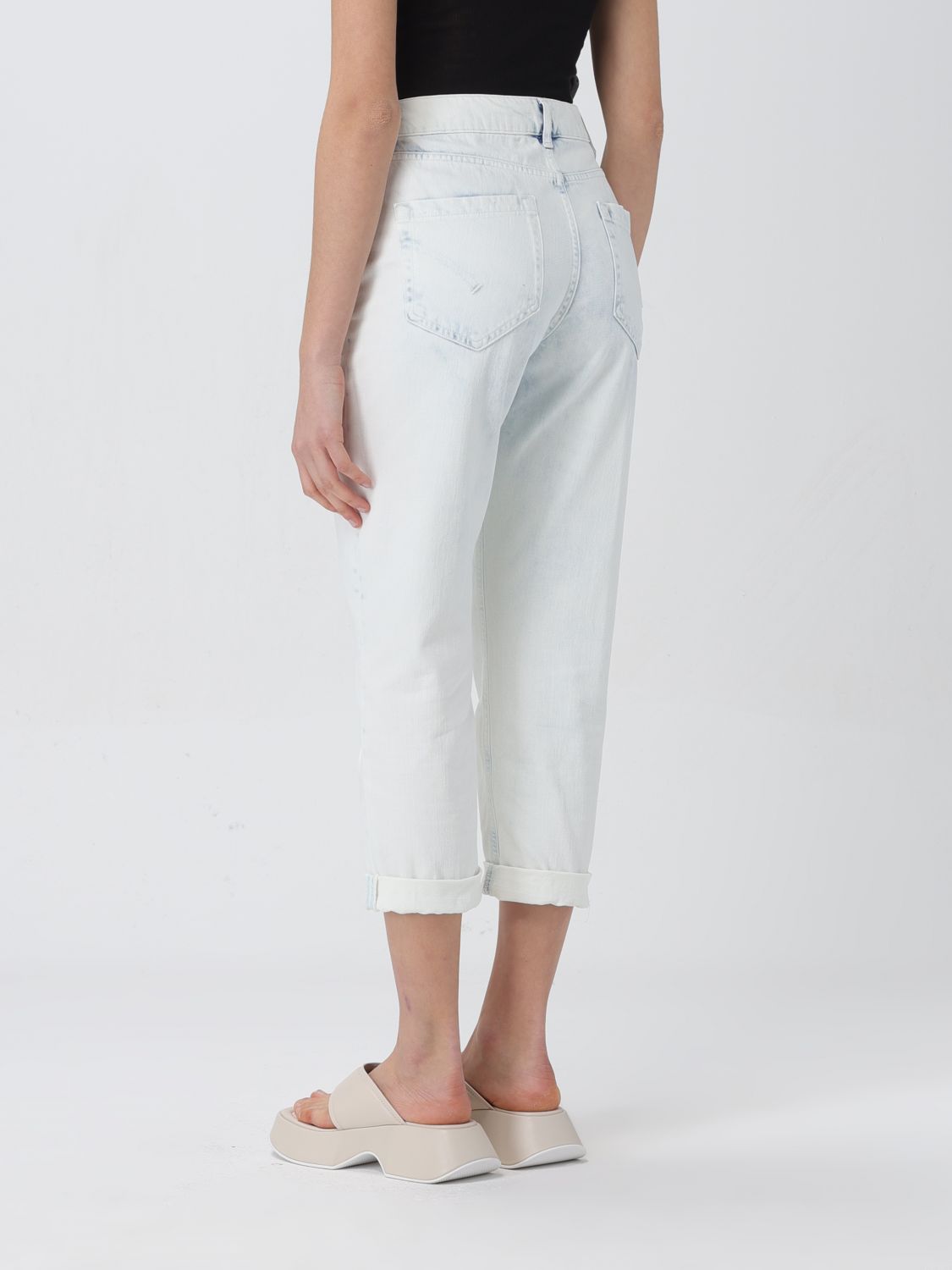 Jeans Woman color Gnawed Blue