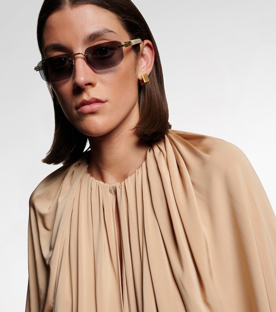 Signature C rectangular sunglasses