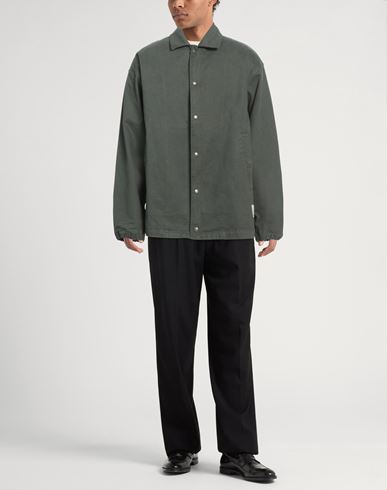 Man Jacket Green Size 36 Cotton