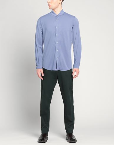 Man Shirt Ivory Size XXL Cotton, Elastane