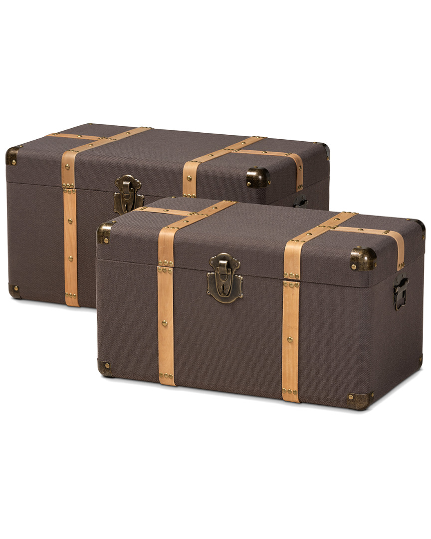 Stephen 2pc Storage Trunk Set