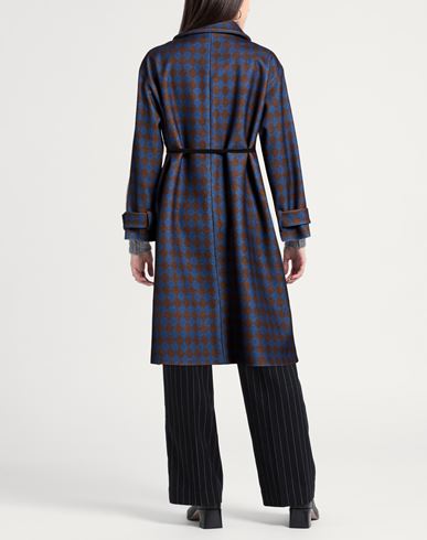 Woman Coat Blue Size 4 Wool