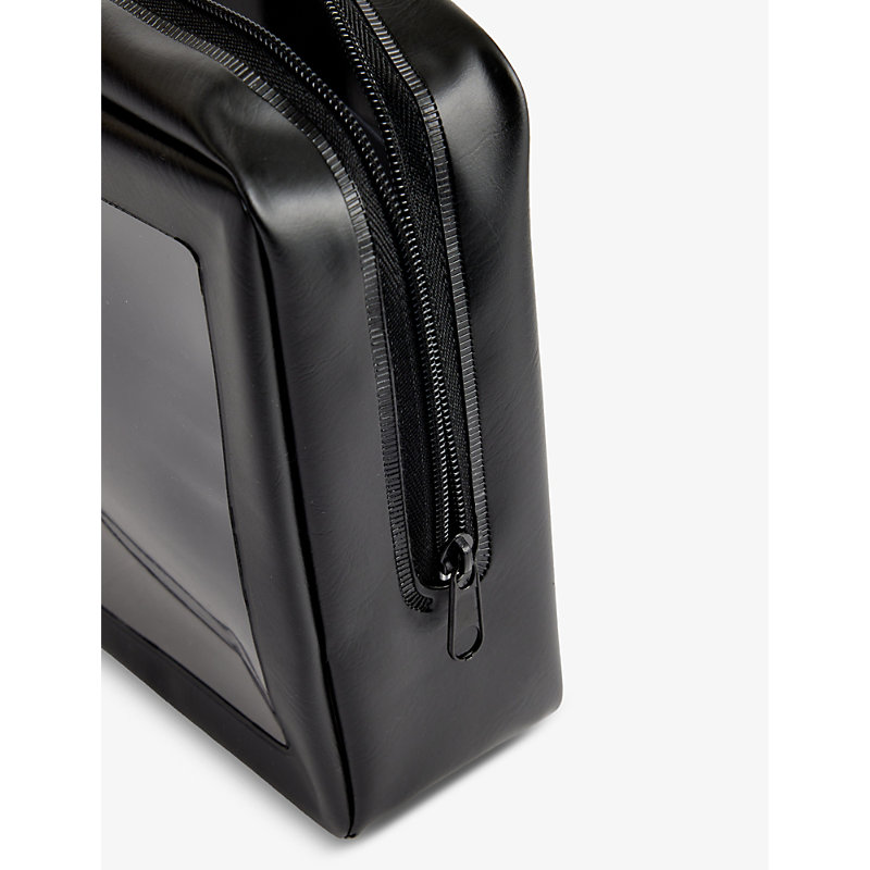 Black Nahe Logo-print pvc Packing Pouch 24cm x 16cm